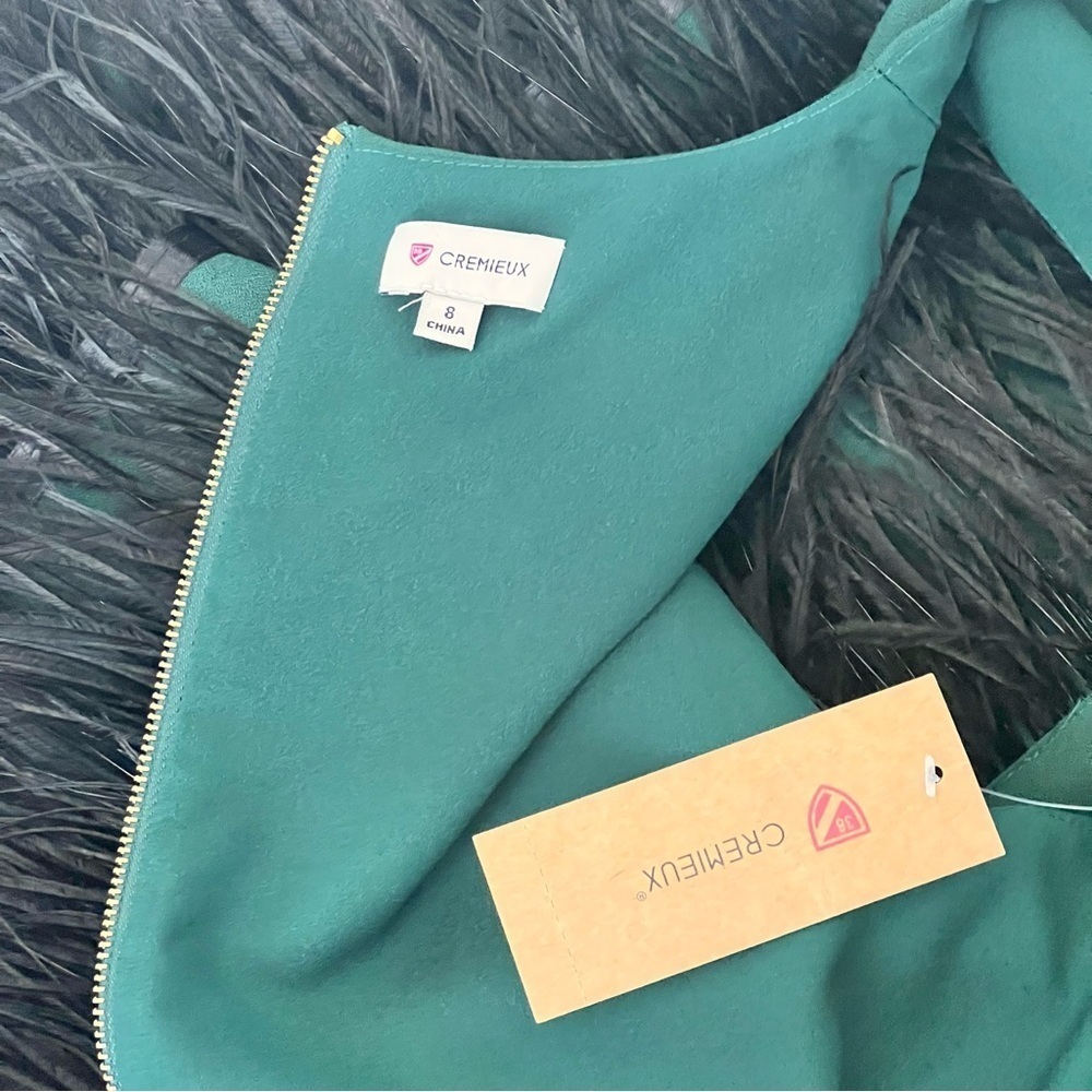 Daniel Cremieux Green Sheath Cocktail Dress NWT Sz 8 - Picture 8 of 12